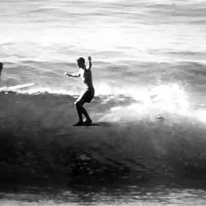 Haute Qualité Photographie Surf Vintage JOHN SEVERSON ‘Hang Ten‘