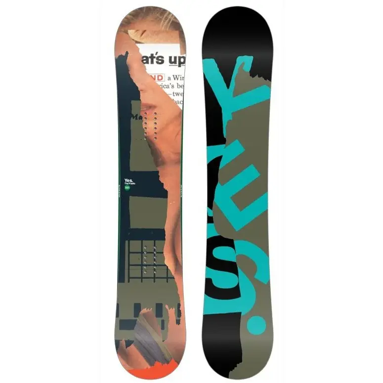 YES Snowboards - Planche de Snowboard - The Public 151 Vente Directe
