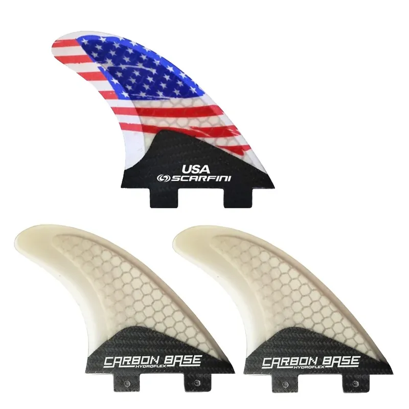Set de 3 derives SCARFINI USA Flag Fin (taille M) (FCS) Prix Réduit