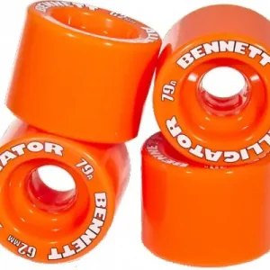 Super Prix BENNETT - 4 roues skateboard - Alligator Orange 62mm 79A