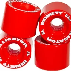 Satisfait Ou Remboursé BENNETT - 4 roues skateboard - Alligator Red 62mm 81A