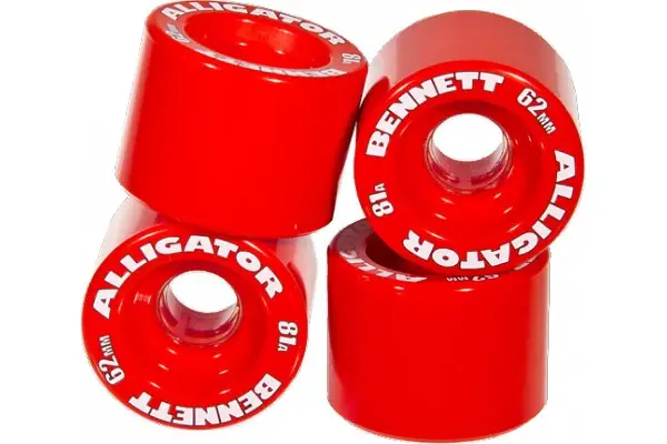 Satisfait Ou Remboursé BENNETT - 4 roues skateboard - Alligator Red 62mm 81A