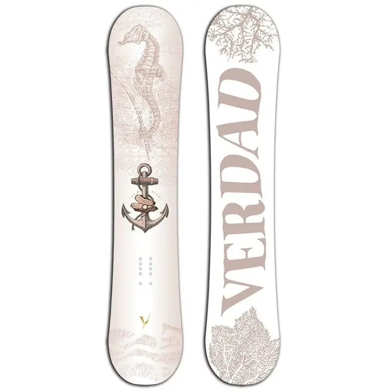 Seulement Aujourd'hui VERDAD - Planche de Snowboard - White Pearl