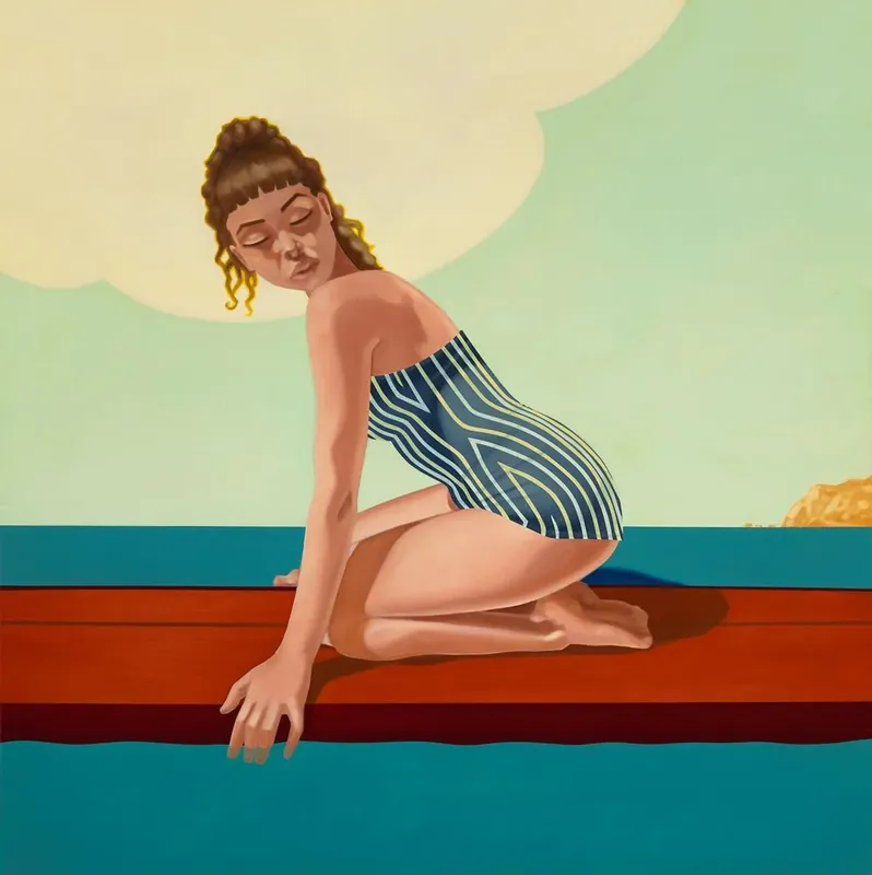 Réduction Lithographie TYLER WARREN Head In The Clouds