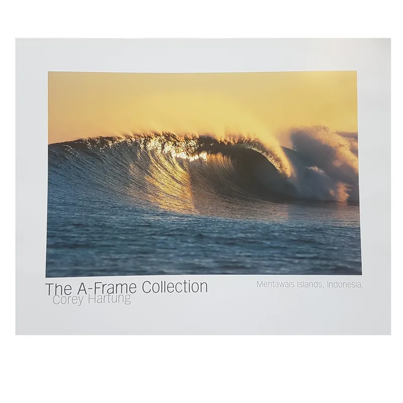 Poster Photo Surf A-FRAME COLLECTION Corey Hartung "Mentawais Islands, Indonesia" Must-Have