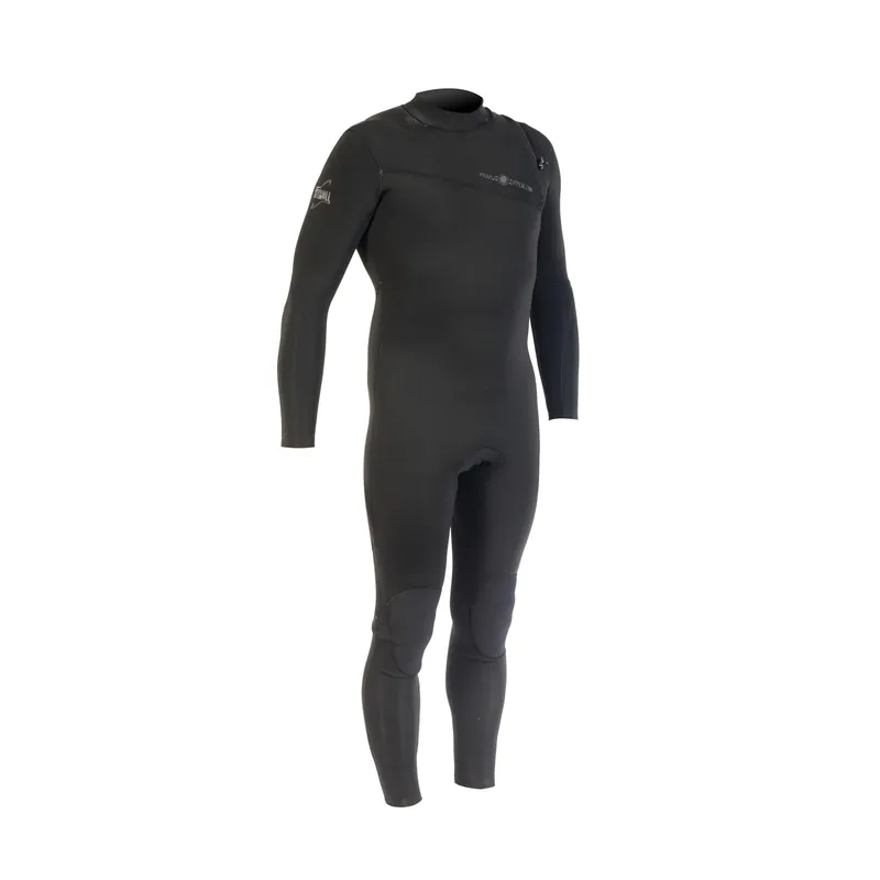 GYROLL - Combinaison 3/2mm Primus Zipperless - Black Satisfait Ou Remboursé