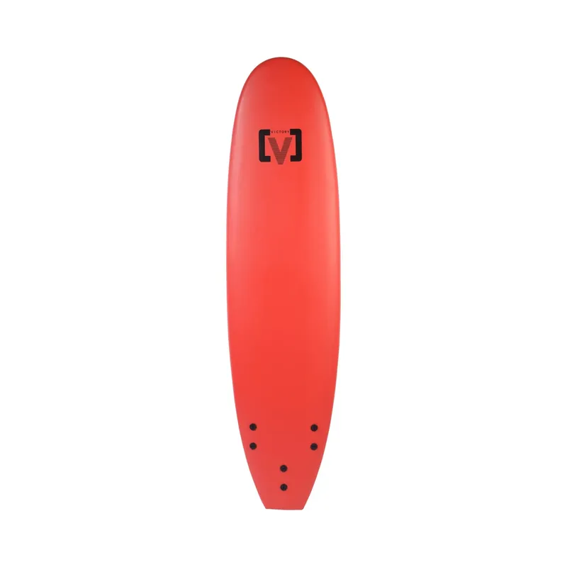 VICTORY - EPS Softboard - Planche de surf en Mousse - Malibu 7‘0 - Red Usine Directe