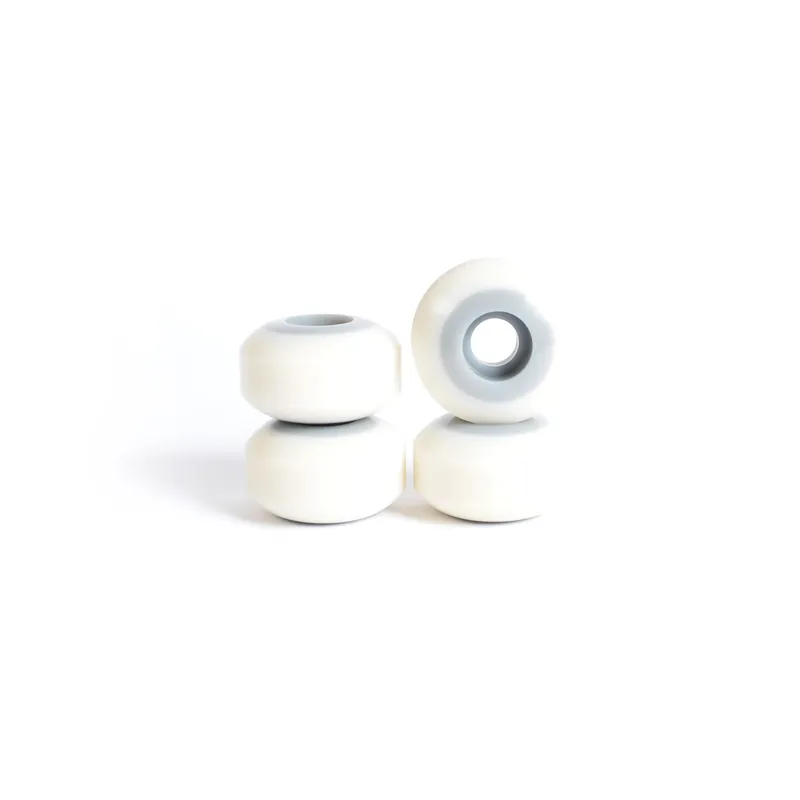 Roues skateboard - YOCAHER 52x31mm 99a - White/Grey Acheter Direct
