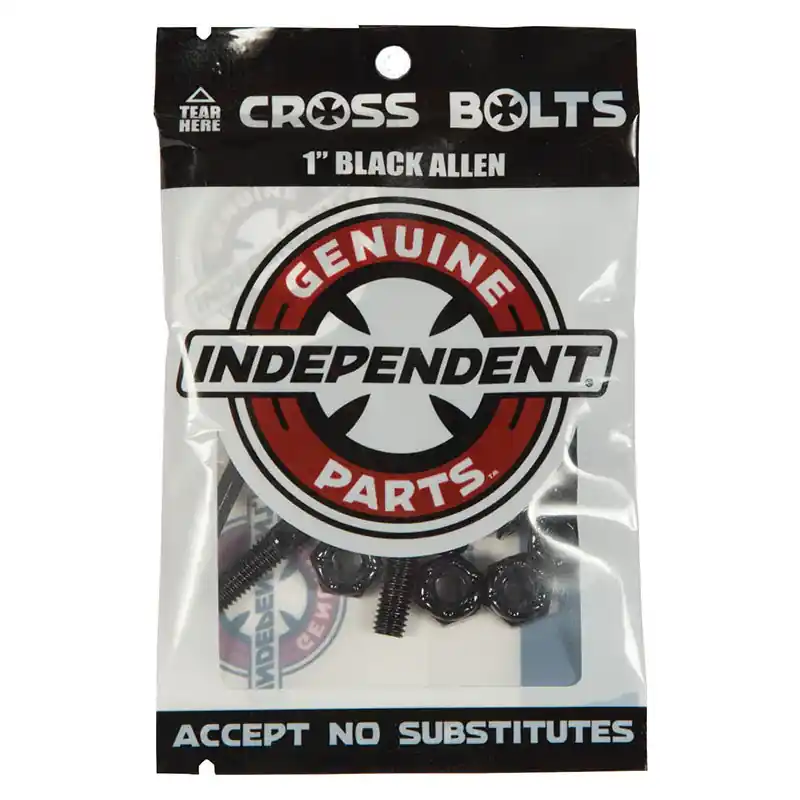 Independent - Pack de 8 vis - Allen 1 inch - Black Réduction
