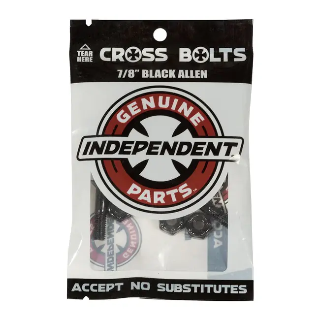 Independent - Pack de 8 vis - Allen 0.875 inch - Black Offre Du Jour