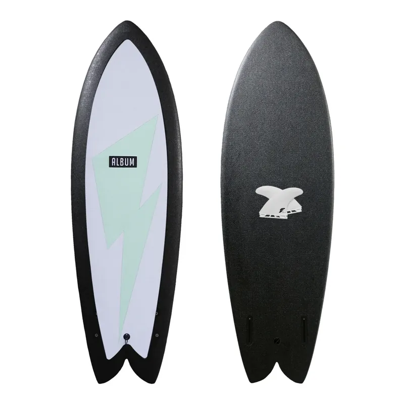 Offre Exclusive ALBUM Surfboards - Presto Fish 5‘7 Soft Top - Electric Cloud