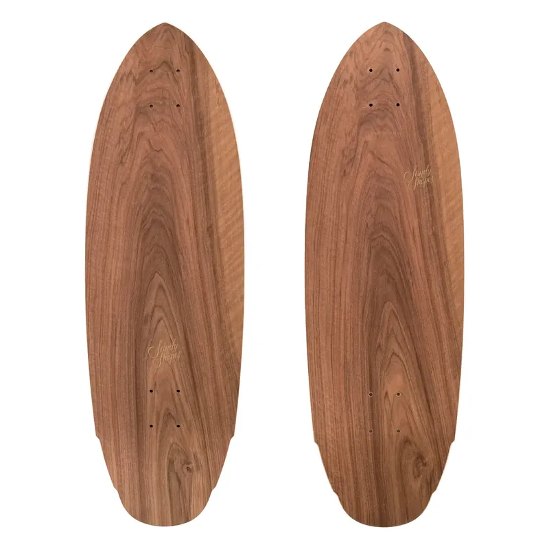 Sandy Shapes - Mediterraneo Surf Skate (Pack Complet) - Nut Brown Populaire