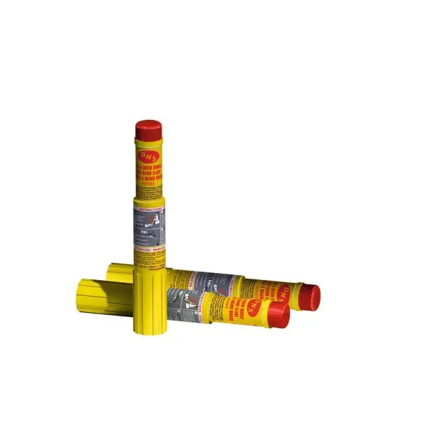 Commander Vite FEUX A MAIN ( FUMIGENES ) Jeu de 3 feux à main rouges