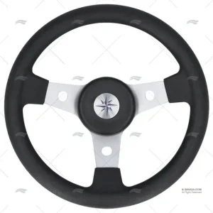 VOLANT DELFINO 310 NOIR ALU 310mm VOLANTI LUISI Vente Flash