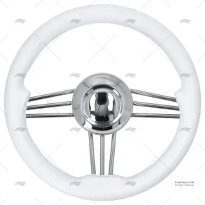 VOLANT GREEN POLIURETHANE BLANC 35CM SAVORETTI ARMANDO Authentique